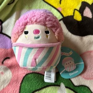 Declan the cotton candy clown crossover squad mystery bag squishmallow NWT